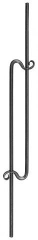 5-583/003 Barrote regulable 14x14mm 170x990mm