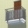 BALCONERA 01 Balcon completo corte laser Modelo 1 B.2000mm H.1100mm