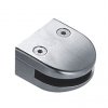 I-52/009 Pinza en zinc para sujeccion de vidrio de 8 y 10mm para atornillar en plano